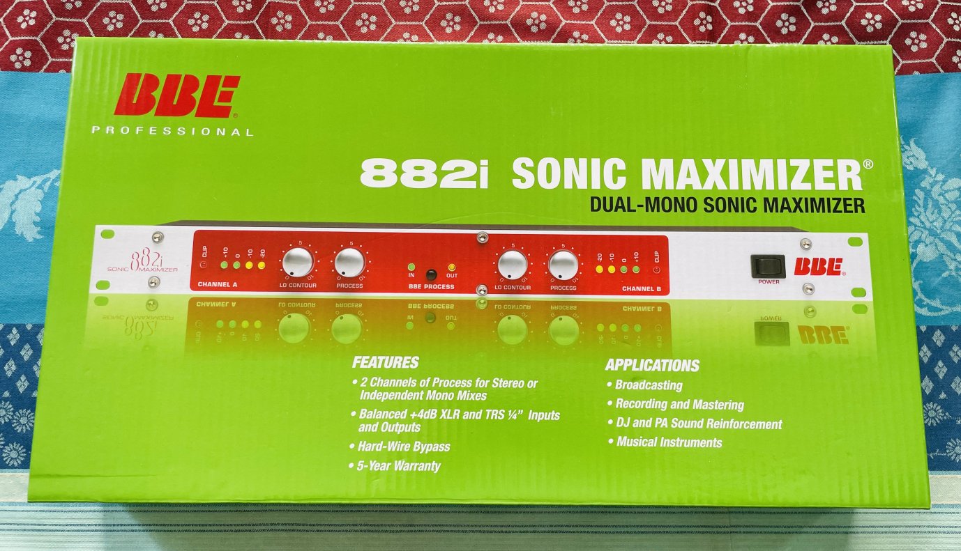 Rack processeur maximizer BBE 882i n°183640382, boite d’origine, alim, notice – Image 4