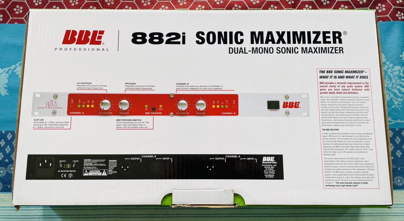 Rack processeur maximizer BBE 882i n°183640382, boite d’origine, alim, notice – Image 5