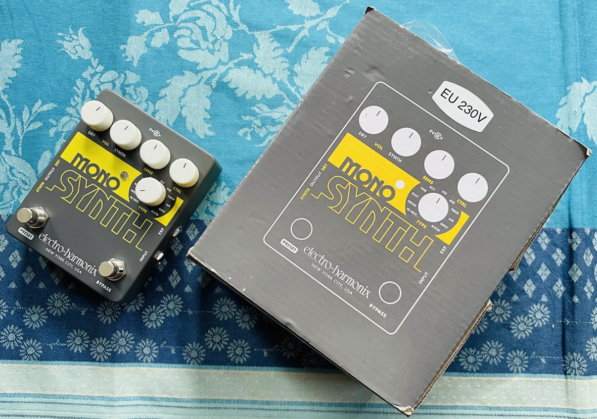 Pédale synthé Electro-Harmonix MonoSynth n°20210226765, boite, alim – Image 6