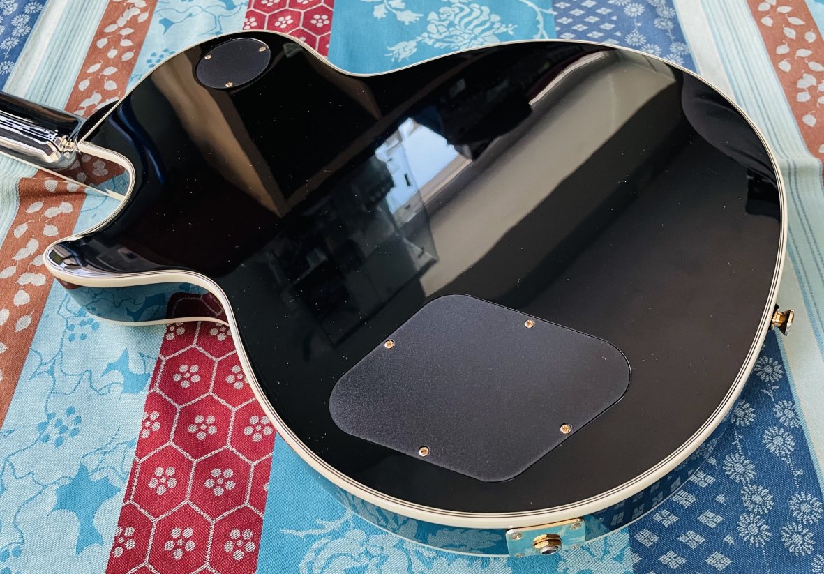Guitare électrique Epiphone Les Paul Custom Ebony n°24061525150, étui X-tone case – Image 8