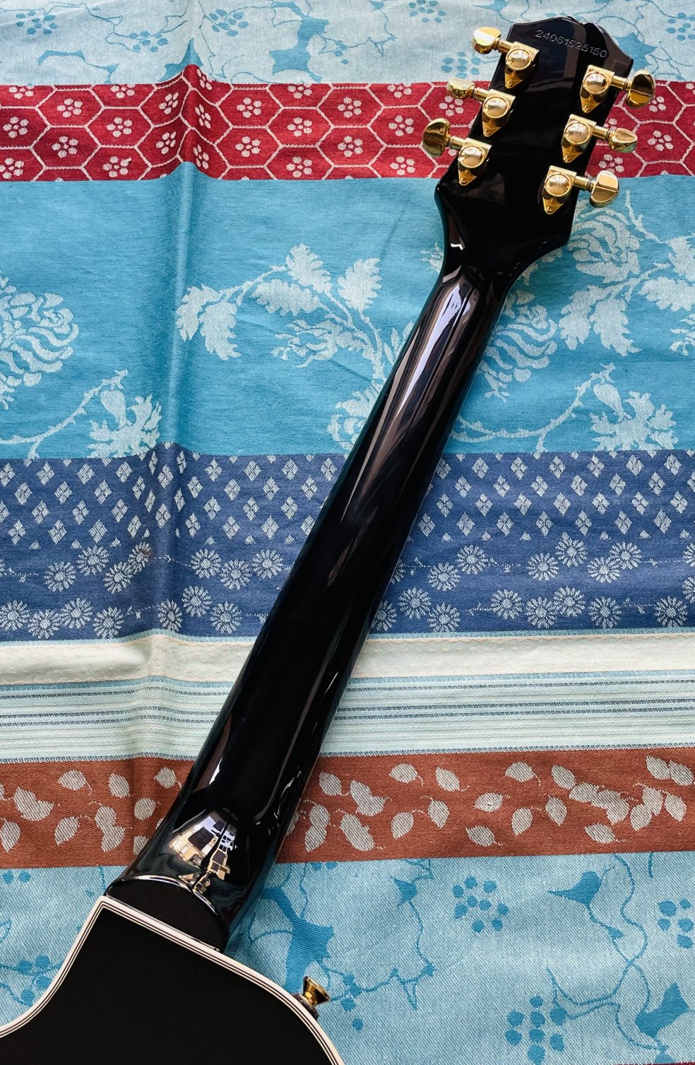 Guitare électrique Epiphone Les Paul Custom Ebony n°24061525150, étui X-tone case – Image 9