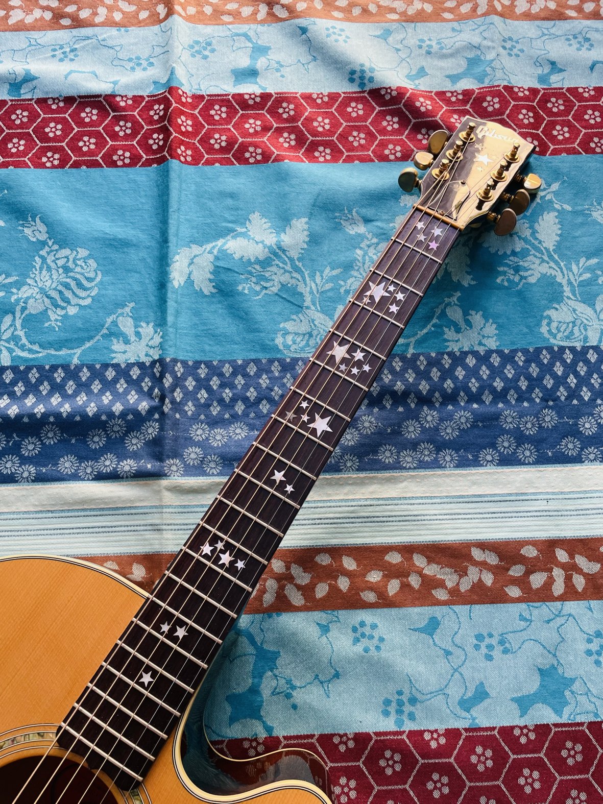 Guitare électro-acoustique Gibson EC-20 Stardust Natural n°91687015 (1997, USA), étui, révision luthier Thébé (21.05.26) – Image 4