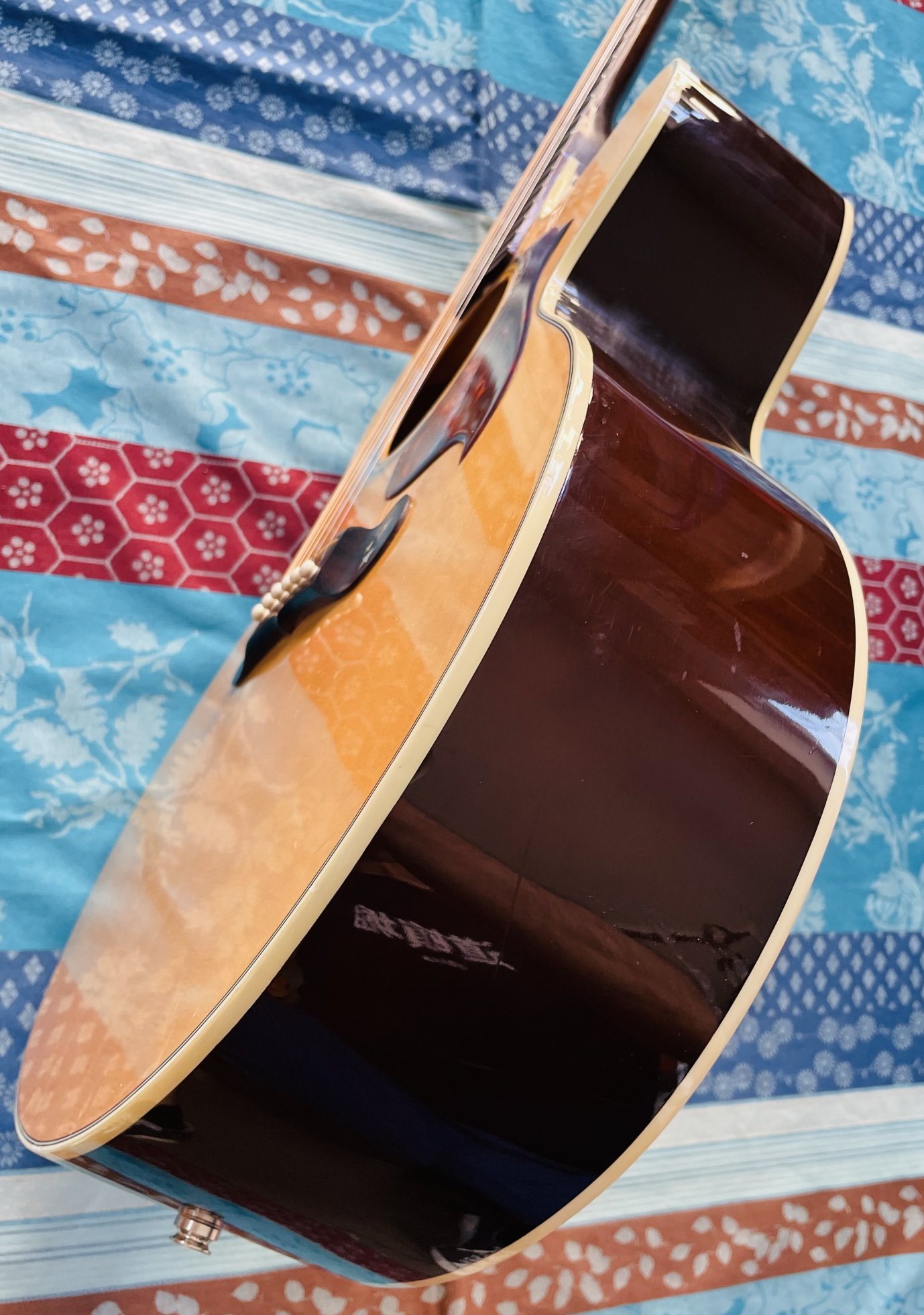 Guitare électro-acoustique Gibson EC-20 Stardust Natural n°91687015 (1997, USA), étui, révision luthier Thébé (21.05.26) – Image 6