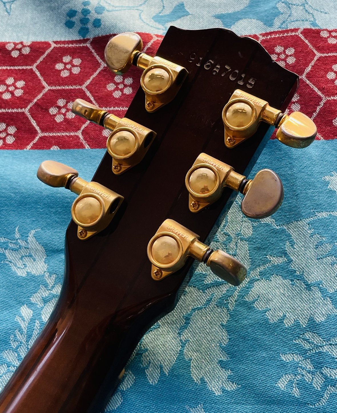 Guitare électro-acoustique Gibson EC-20 Stardust Natural n°91687015 (1997, USA), étui, révision luthier Thébé (21.05.26) – Image 11