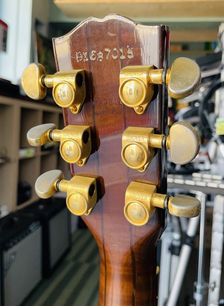 Guitare électro-acoustique Gibson EC-20 Stardust Natural n°91687015 (1997, USA), étui, révision luthier Thébé (21.05.26) – Image 13