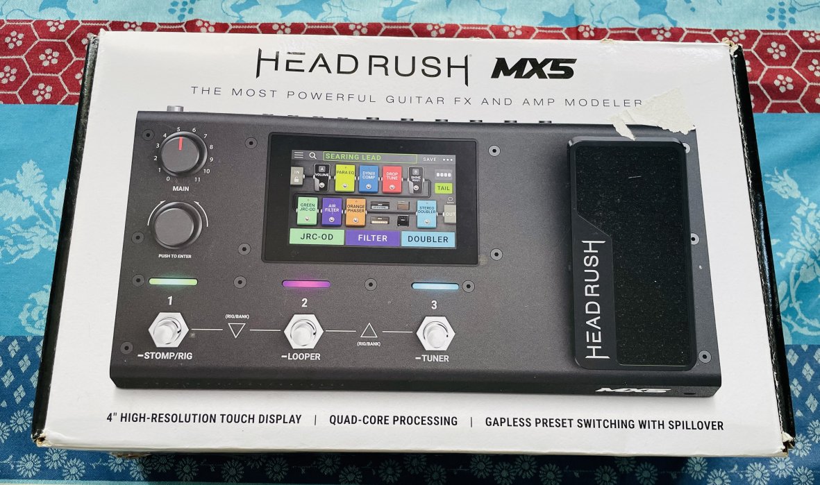 Pédalier multieffets Headrush MX5 n°A12110251609716, boite d’origine, alim, notice – Image 4