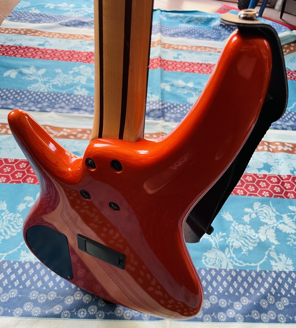 Basse électrique Ibanez SR-300 Orange n°100630355, Soundgear Series, housse Thomann – Image 6
