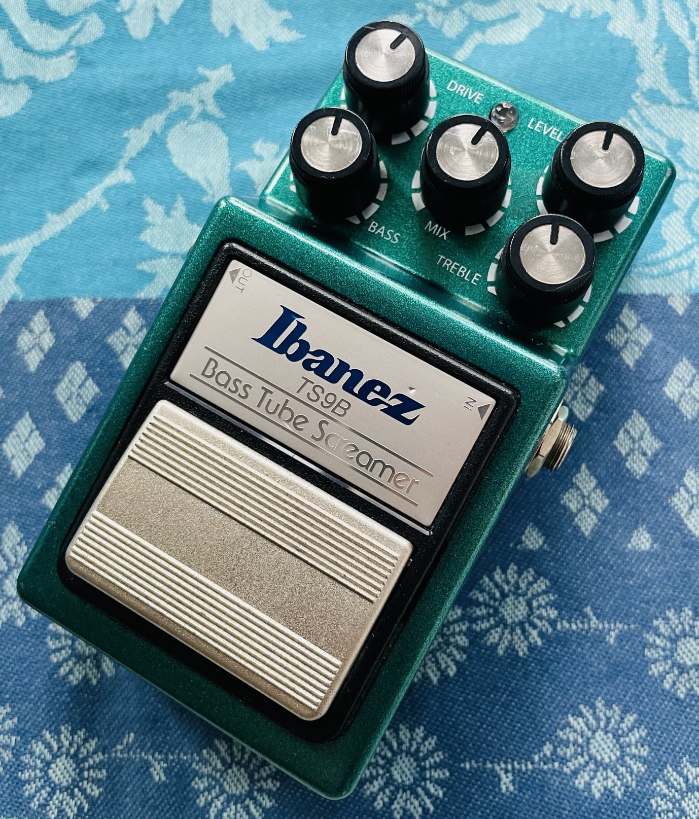 Pédale overdrive pour basse Ibanez TS9B tube screamer n°1730094 (Japan)