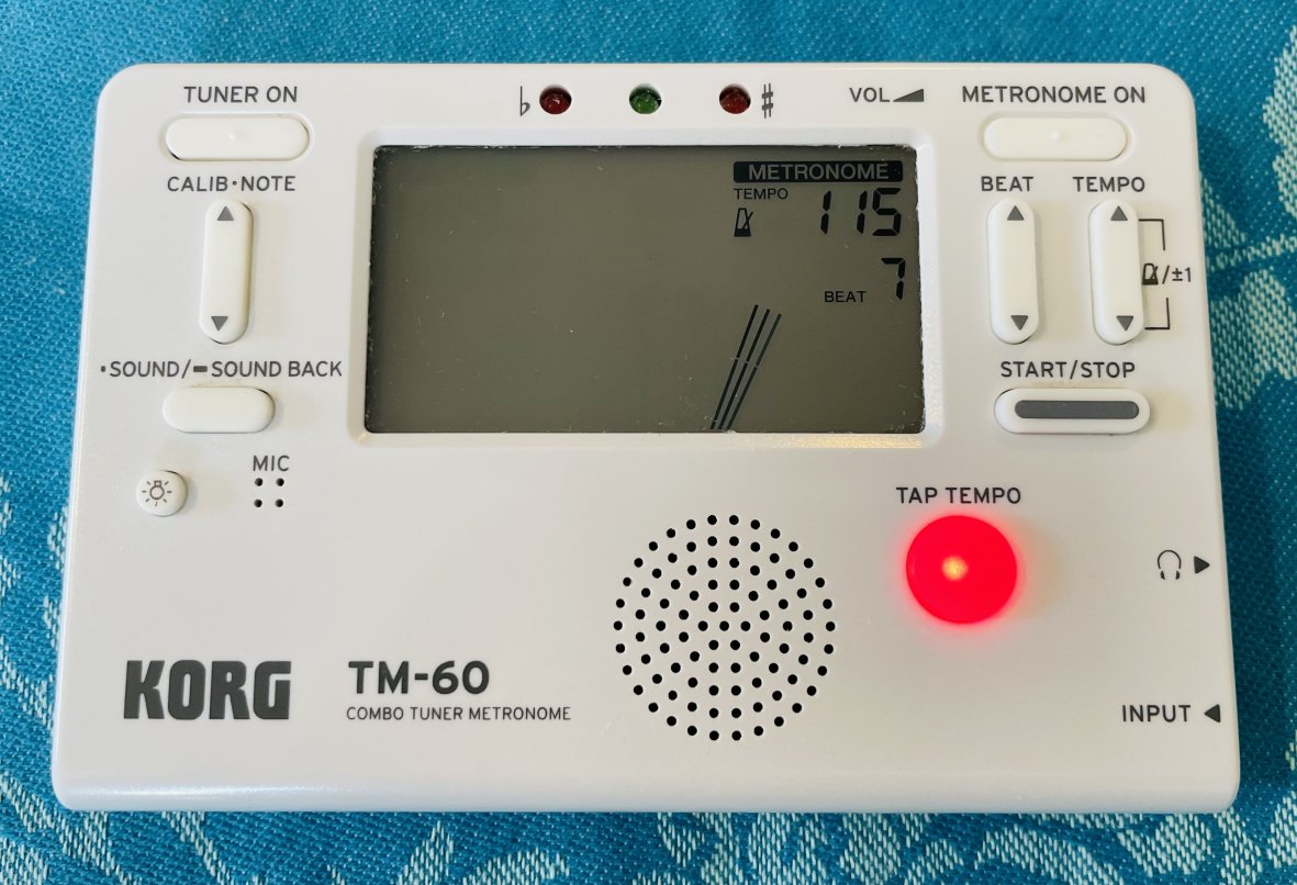 Métronome accordeur guitare Korg TM-60 – Image 3