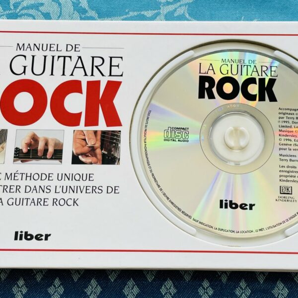 Alternative view of Livre Manuel La Guitare Rock, CD, édition Liber