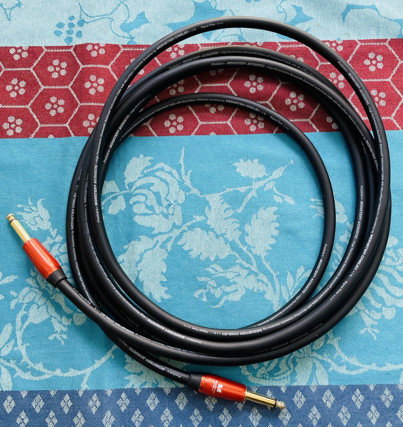 Câble jack Monster Cable orange 3M
