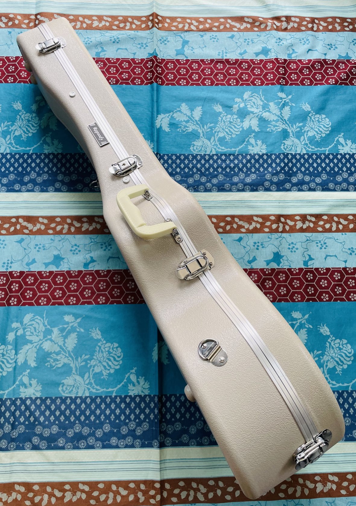 Etui de guitare classique Rapsody Classic ABS Cream – Image 5