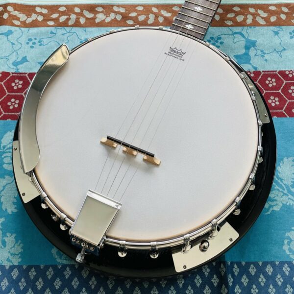 Alternative view of Banjo 5 cordes Stagg BJW24 western banjo, étui rigide