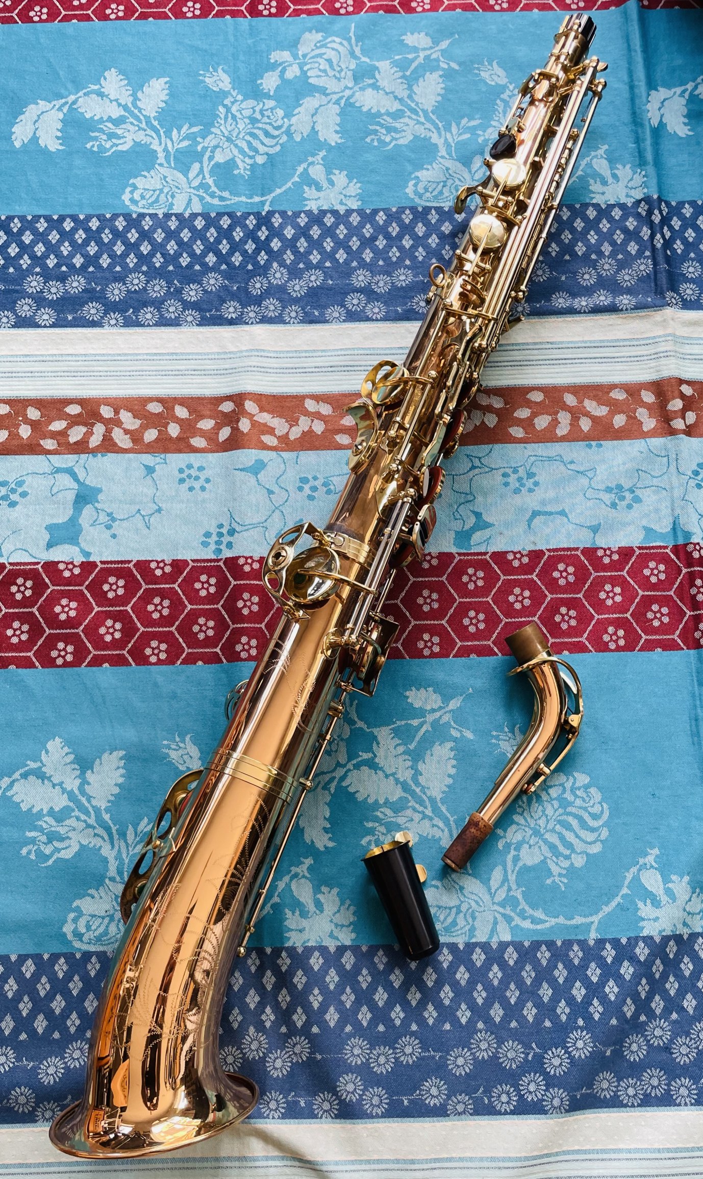 Saxophone Thomann Alto droit TSA-500 Mib, bec d’origine, couvre bec, ligature, étui avec clé – Image 4