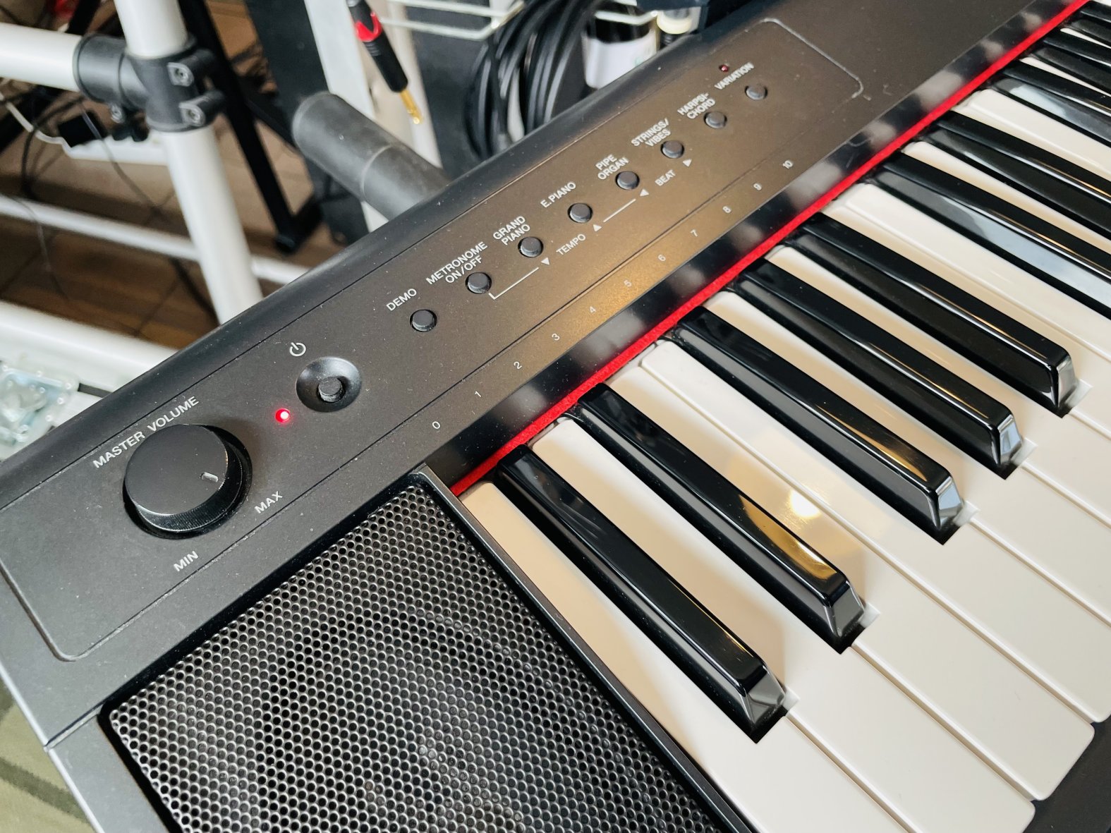 Piano numérique portable Yamaha NP-11 n°EBRP02395, alim, porte partition – Image 2