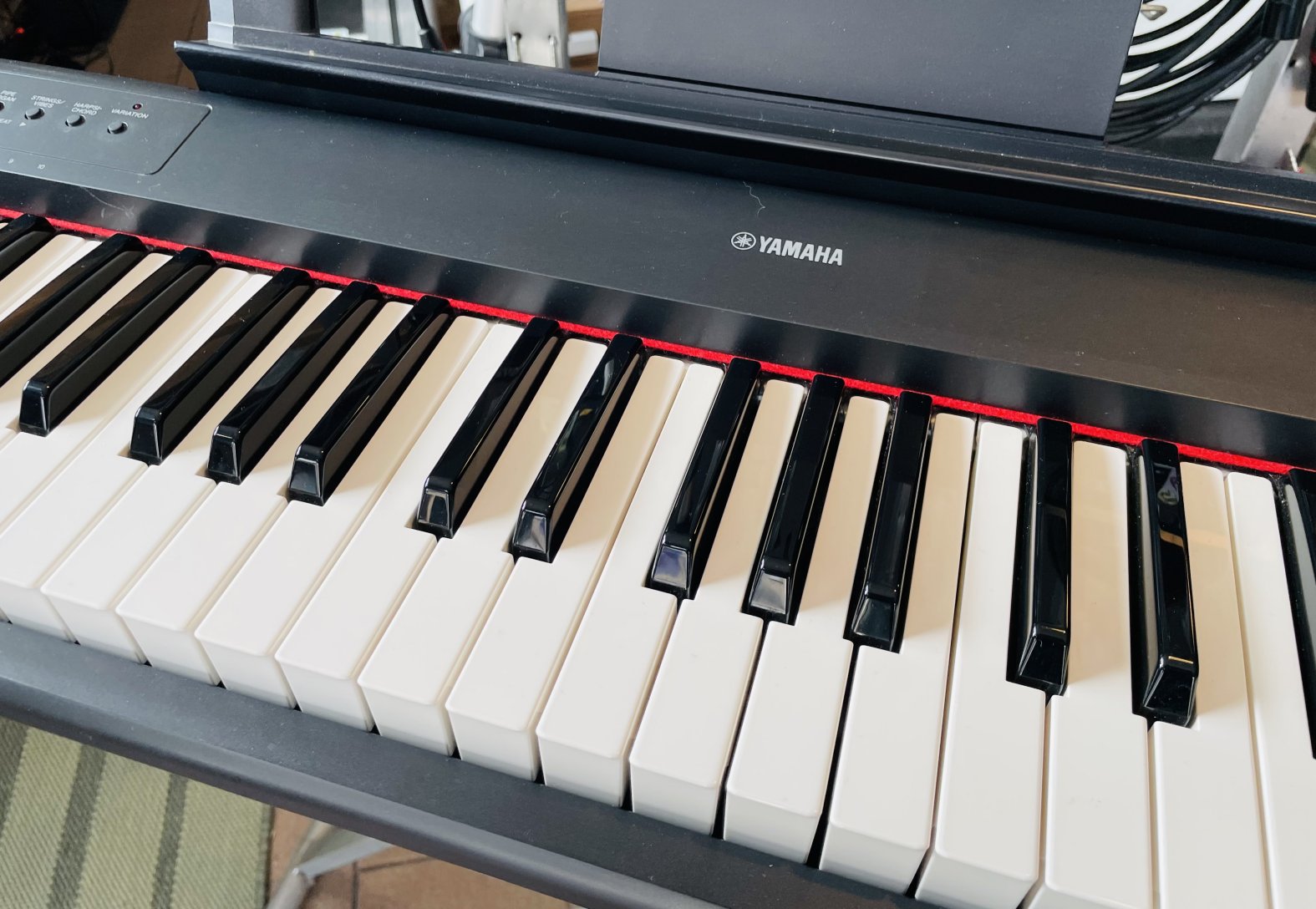 Piano numérique portable Yamaha NP-11 n°EBRP02395, alim, porte partition – Image 5