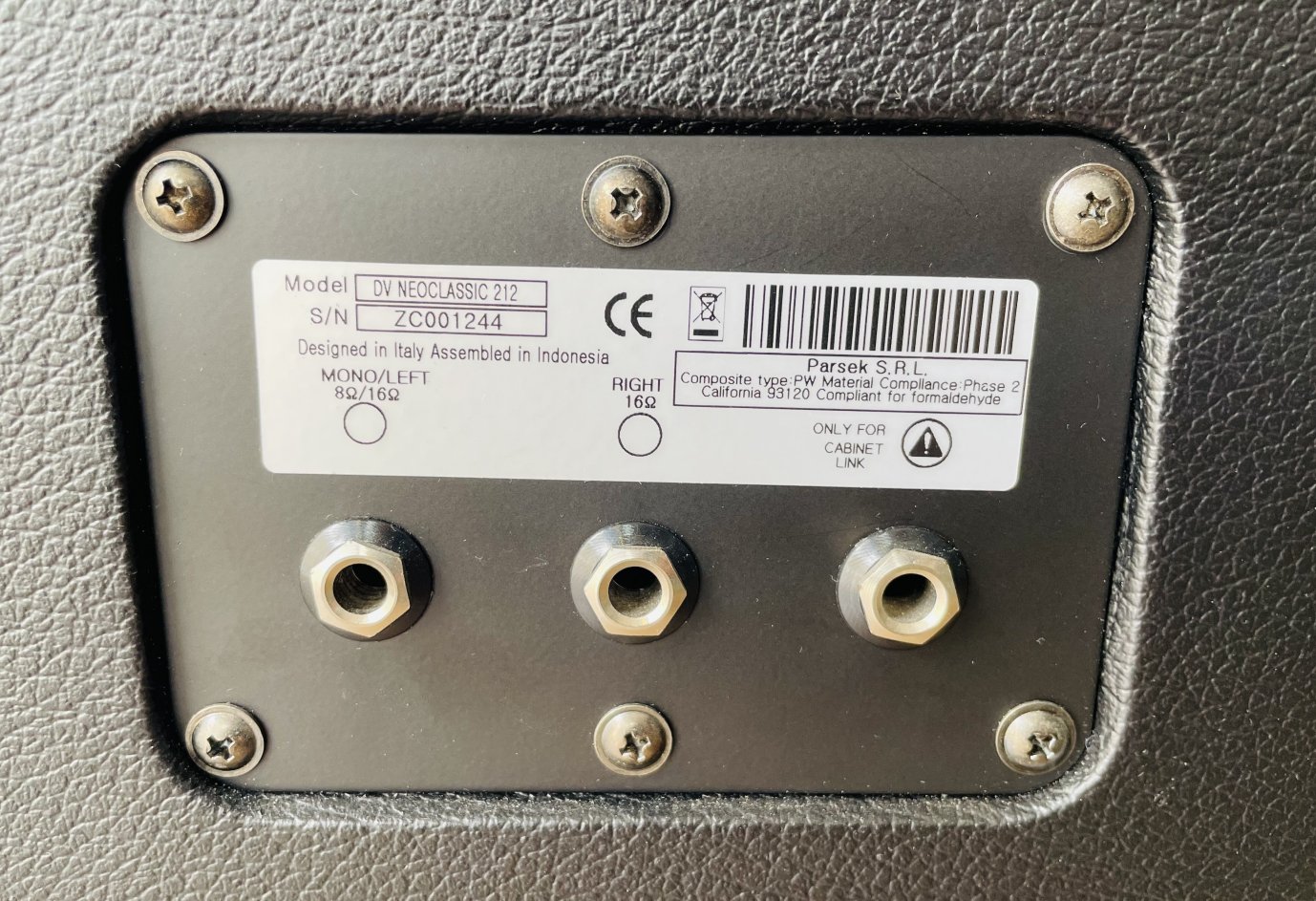 Cabinet DV Mark Neoclassic 212 n°ZC001244, 300W 8 ohms – Image 8