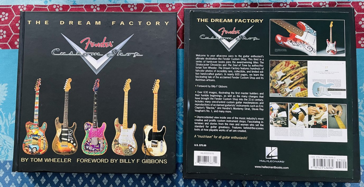 Livre The Dream Factory : Fender Custom Shop, Tom Wheeler, Hal Leonard – Image 7