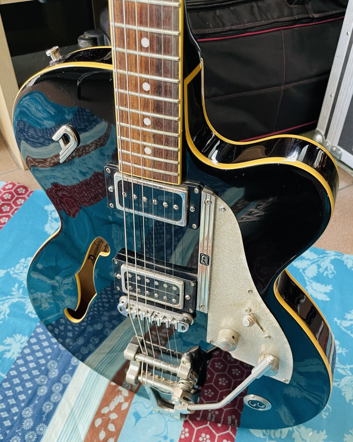 Guitare électrique hollow body Duesenberg Carl Carlton n°042241 (2004, Germany), étui d’origine – Image 13