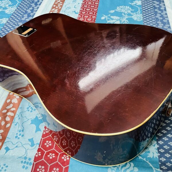 Rare guitare acoustique dreadnought Epiphone FT145 Texan n°141265 (1976/1979, Japan), révision luthier Manteau (facture 22.07.26) – Image 9