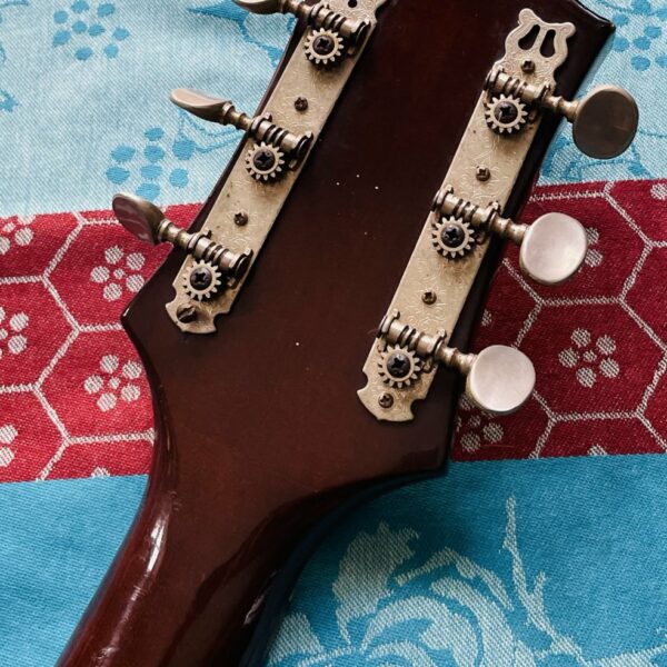 Rare guitare acoustique dreadnought Epiphone FT145 Texan n°141265 (1976/1979, Japan), révision luthier Manteau (facture 22.07.26) – Image 11