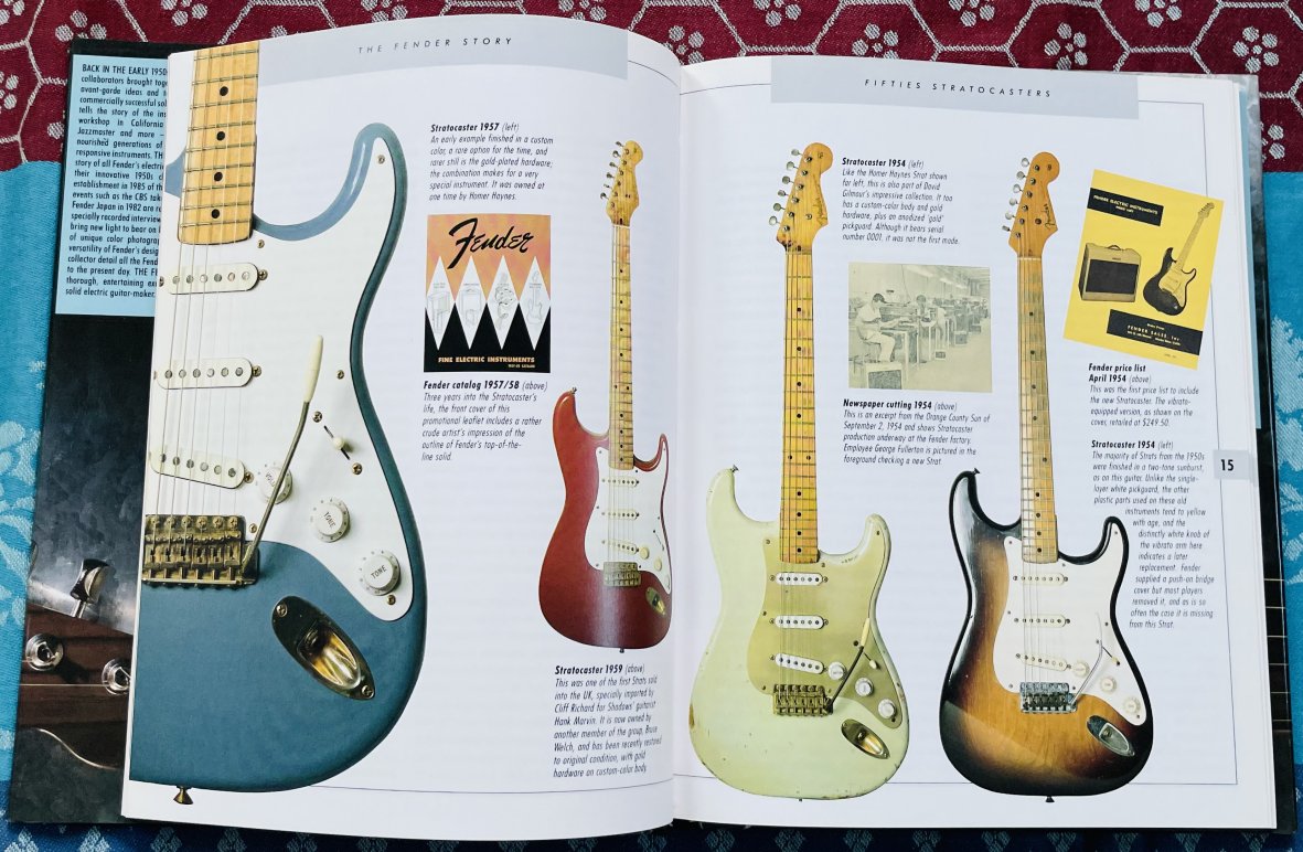 Rare livre en Anglais Fender Book, a complete history of Fender electric guitars, Tony Bacon and Paul Day, GPI Books – Image 2