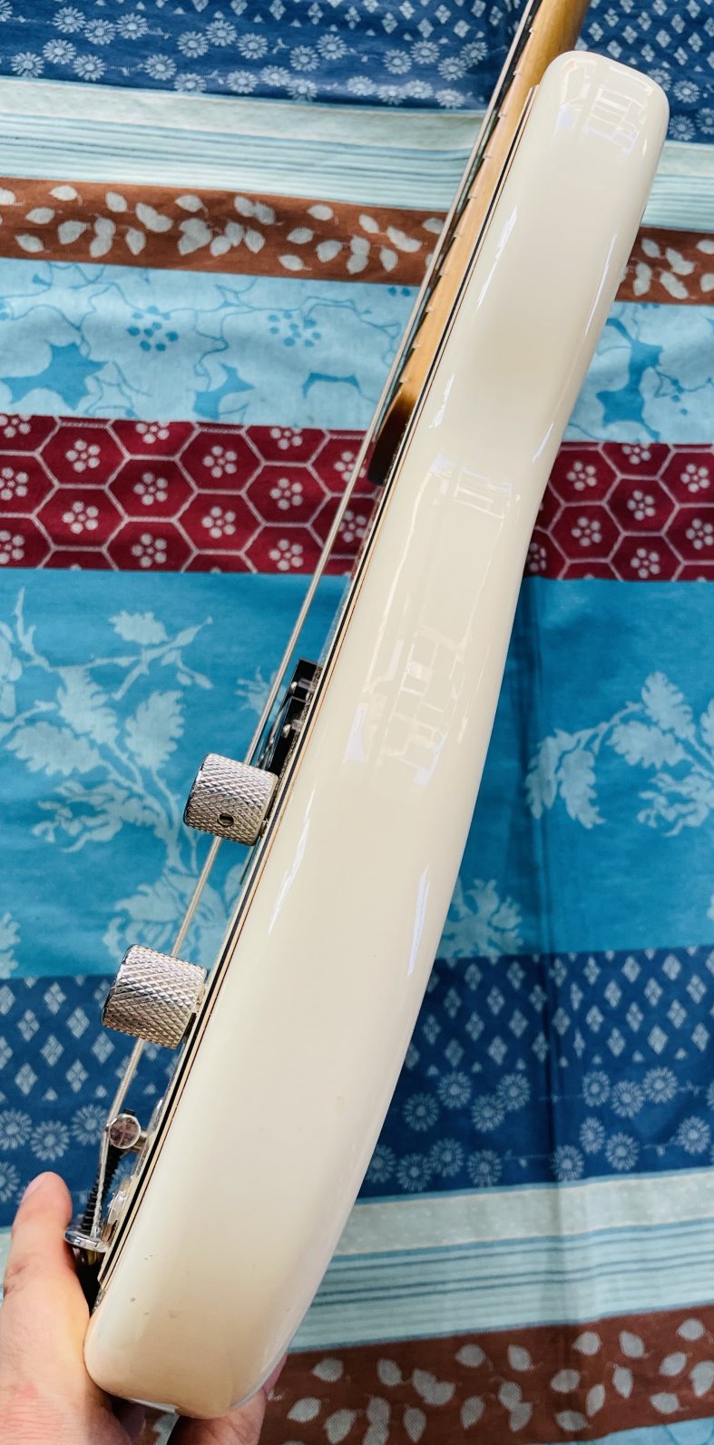 Basse électrique Fender Standard Precision Bass Artic White n°MX13428979 (2014, Mexico) – Image 5