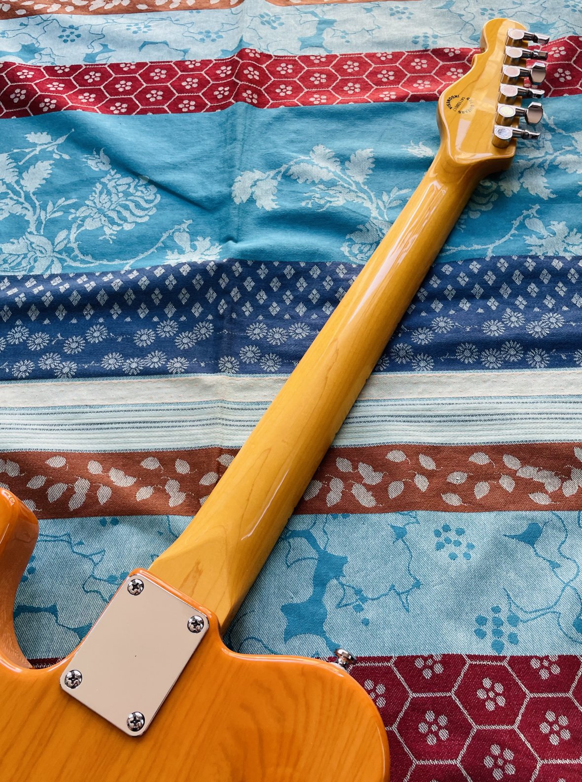 Guitare électrique G&L Telecaster Asat Classic butterscotch blonde n°141108617, Tribute Series (Indonésia) – Image 9