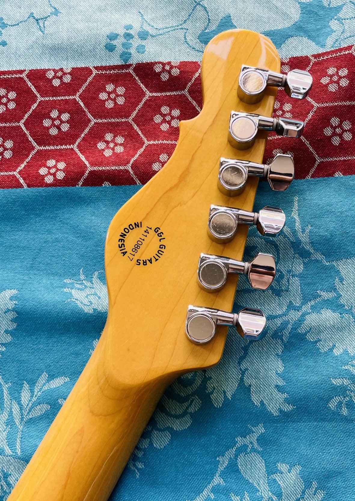 Guitare électrique G&L Telecaster Asat Classic butterscotch blonde n°141108617, Tribute Series (Indonésia) – Image 10