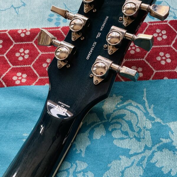 Guitare électrique LTD EC-256 blue flame transparent n°IS21042660 (Indonésia), mécaniques Grover, sillet changé – Image 10