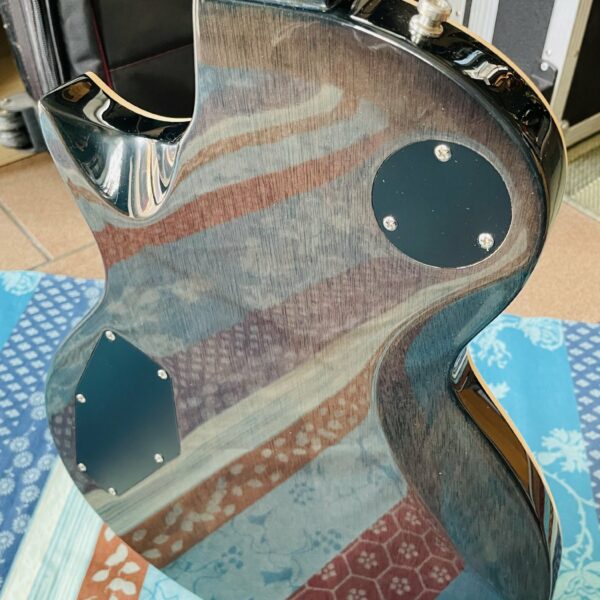 Guitare électrique LTD EC-256 blue flame transparent n°IS21042660 (Indonésia), mécaniques Grover, sillet changé – Image 13