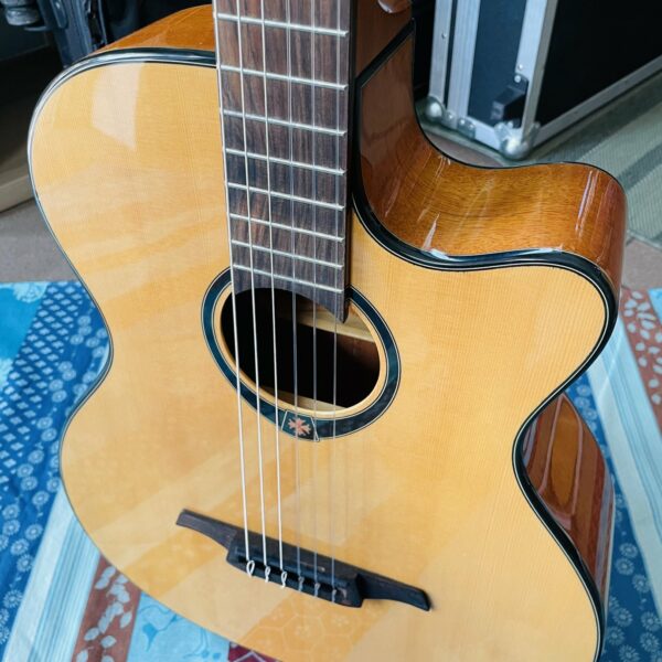 Guitare électro-classique Lâg Tramontane TN66ACE n°1211WE139664, étui rigide Gator, réglée luthier Manteau (21.07.26) – Image 12