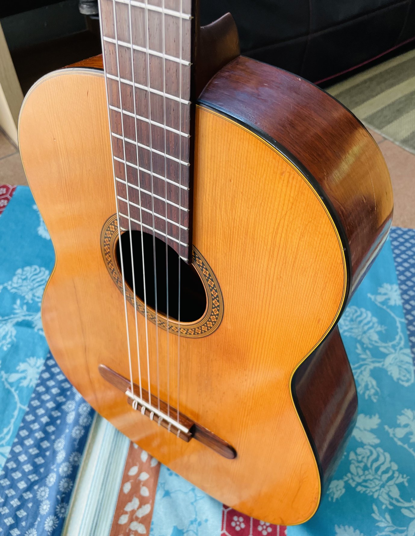Très rare guitare classique vintage nylon Martin N10 n°257384 (1969 / 1970, USA) , étui d’origine, expertise luthier Caro, révision luthier Manteau (01.07.26) – Image 11