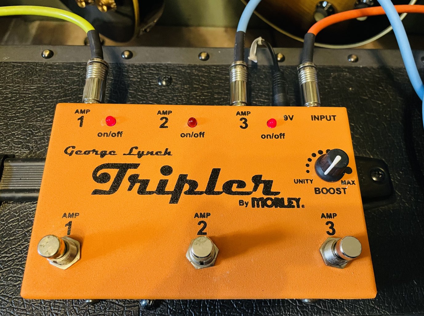 Pédale routeur d’ampli Morley Tripler signature George Lynch n°178213 (2019, USA), boite d’origine – Image 6