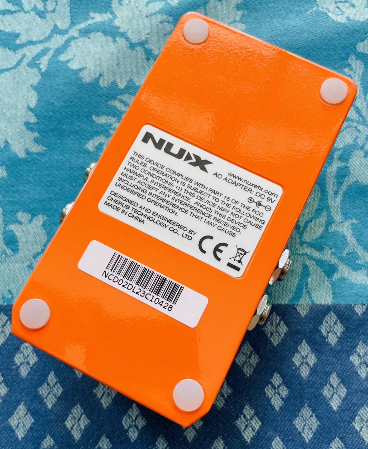 Pédale écho Nux Time Core Deluxe MKII n°NCD02DL21C10428, boite d’origine, alim 9V ajoutée – Image 5
