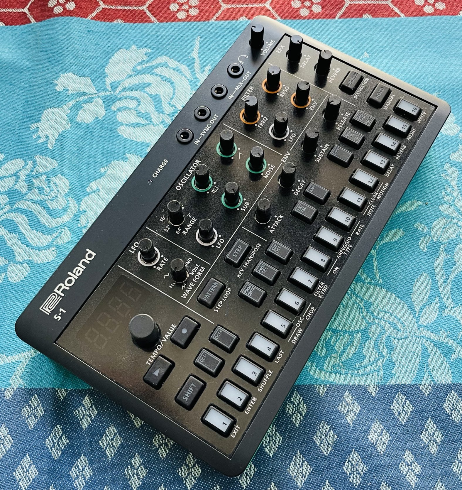 Synthé Roland Aira Compact S-1 Tweak Synth n°B4S8098, boite d’origine, usb