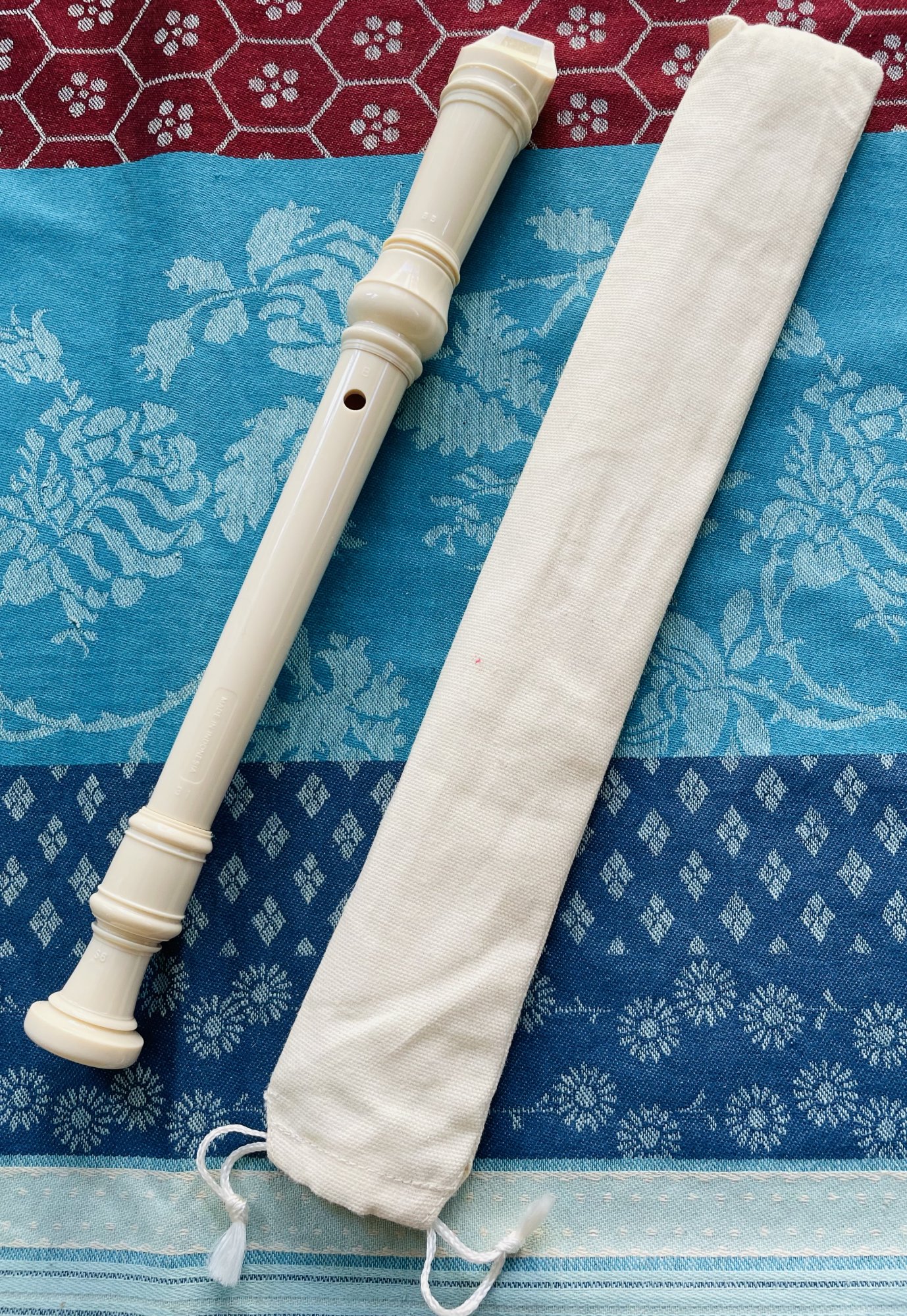 Flûte à bec baroque soprano B Yamaha YRS 24B, housse d’origine (Indonésia) – Image 2
