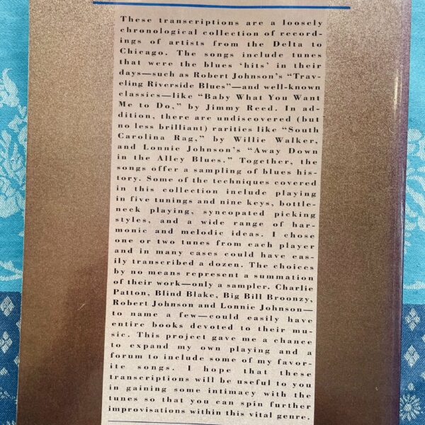 Alternative view of Livre The Anthology of Blues Guitar, Woody Mann, Oak Public