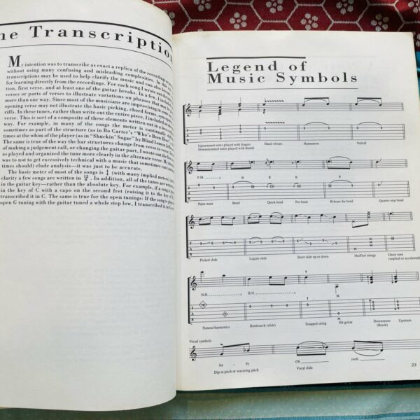 Livre The Anthology of Blues Guitar, Woody Mann, Oak Public – Image 3