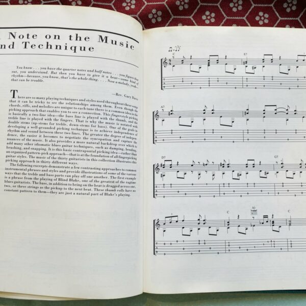 Livre The Anthology of Blues Guitar, Woody Mann, Oak Public – Image 4