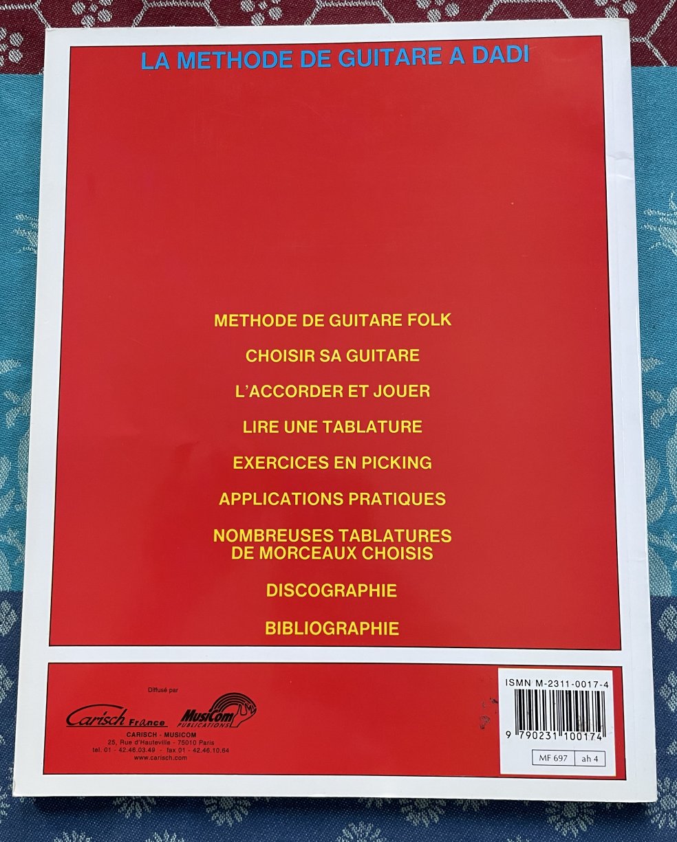 Livre La Méthode de guitare à Dadi, Music Express, Musicom – Image 2