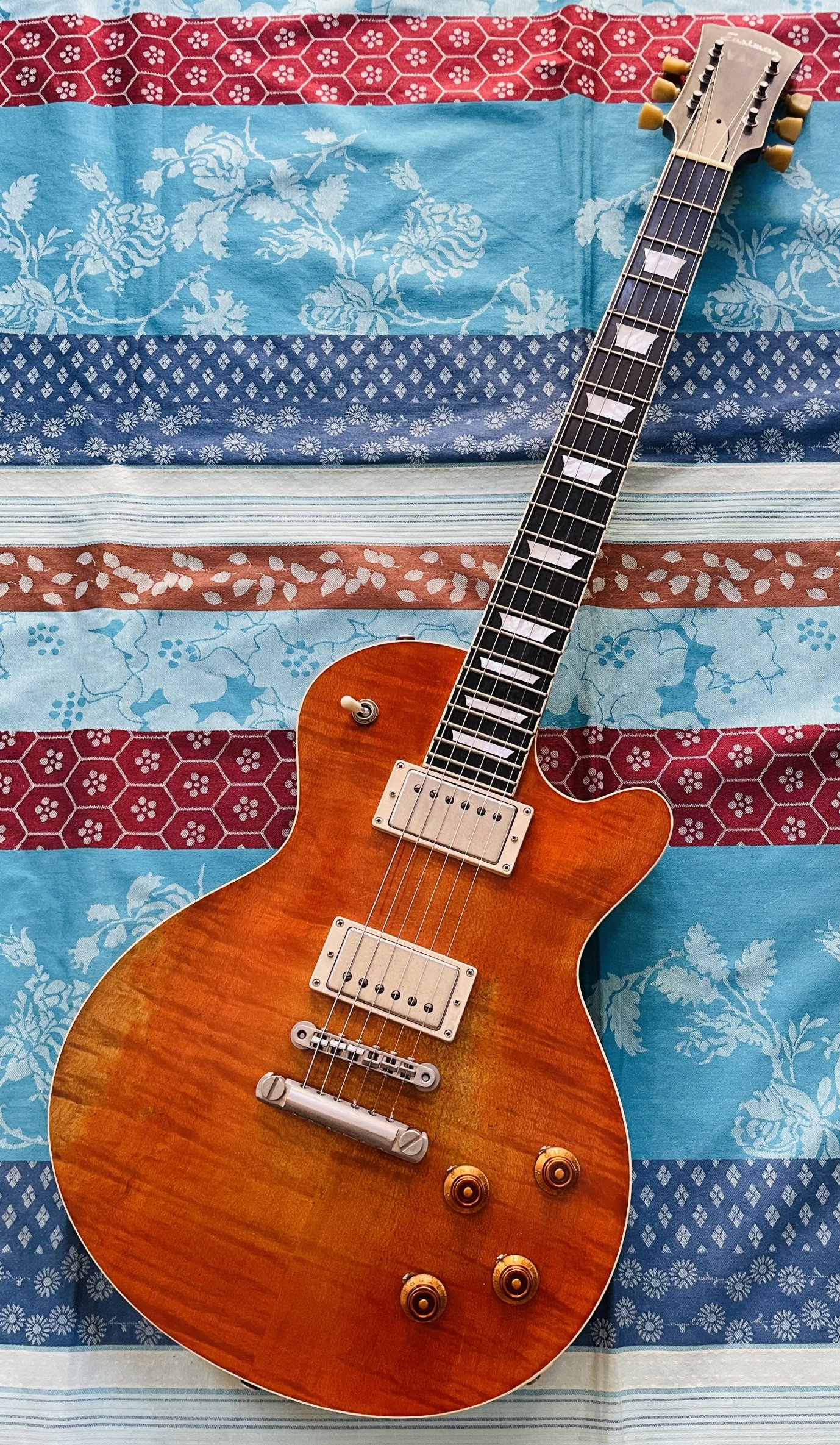 Guitare électrique Eastman SB59 V/Amber n°12750831, étui d’origine