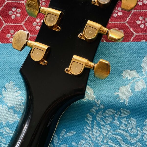 Guitare électrique vintage Jacobacci Studio 3, 3 micros Benedetti (1969/1971, Paris, France), bel étui Duesenberg – Image 11
