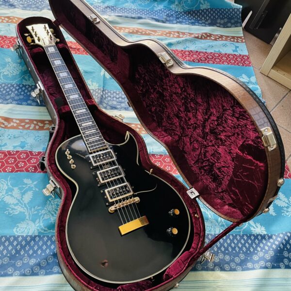 Guitare électrique vintage Jacobacci Studio 3, 3 micros Benedetti (1969/1971, Paris, France), bel étui Duesenberg – Image 15