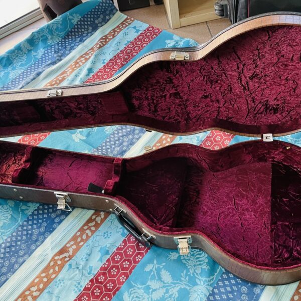 Guitare électrique vintage Jacobacci Studio 3, 3 micros Benedetti (1969/1971, Paris, France), bel étui Duesenberg – Image 16