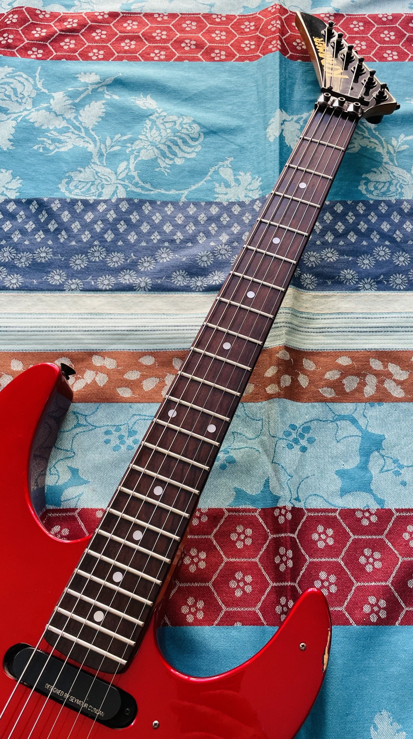 Guitare électrique Kramer 610 n°SF4049 (1988, Korea / Neptune USA), vibrato, étui, révision Luthier Thébé (01.08.26) – Image 3