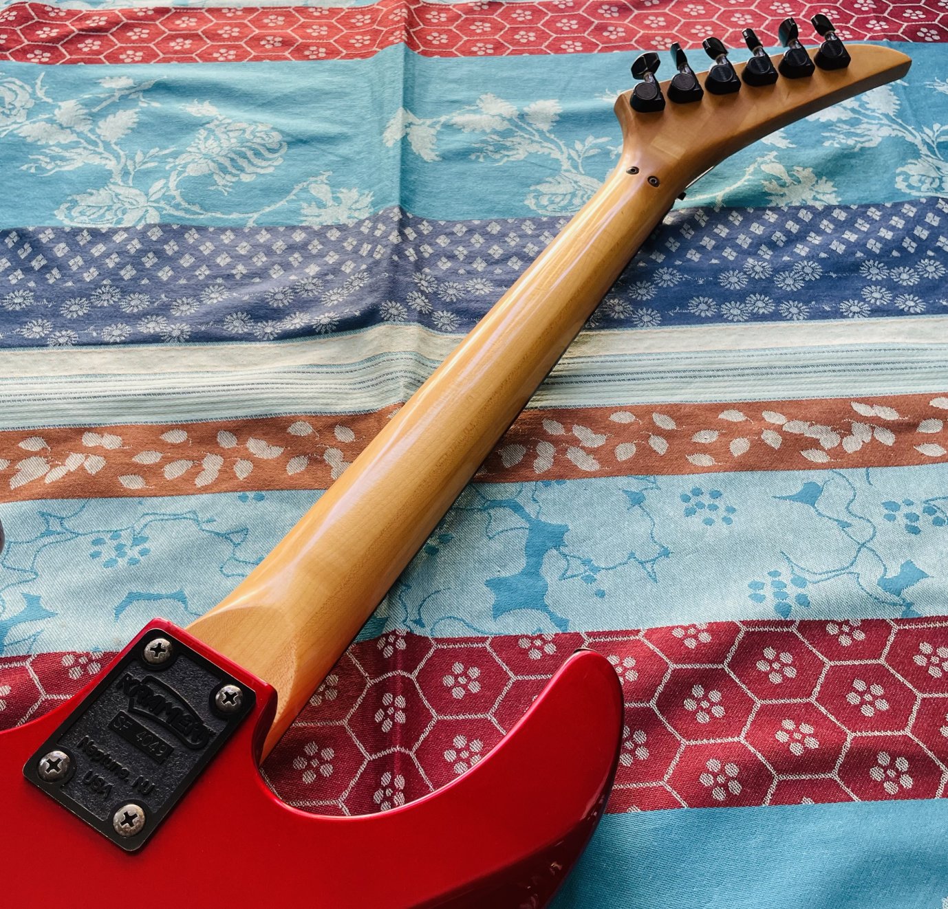 Guitare électrique Kramer 610 n°SF4049 (1988, Korea / Neptune USA), vibrato, étui, révision Luthier Thébé (01.08.26) – Image 9