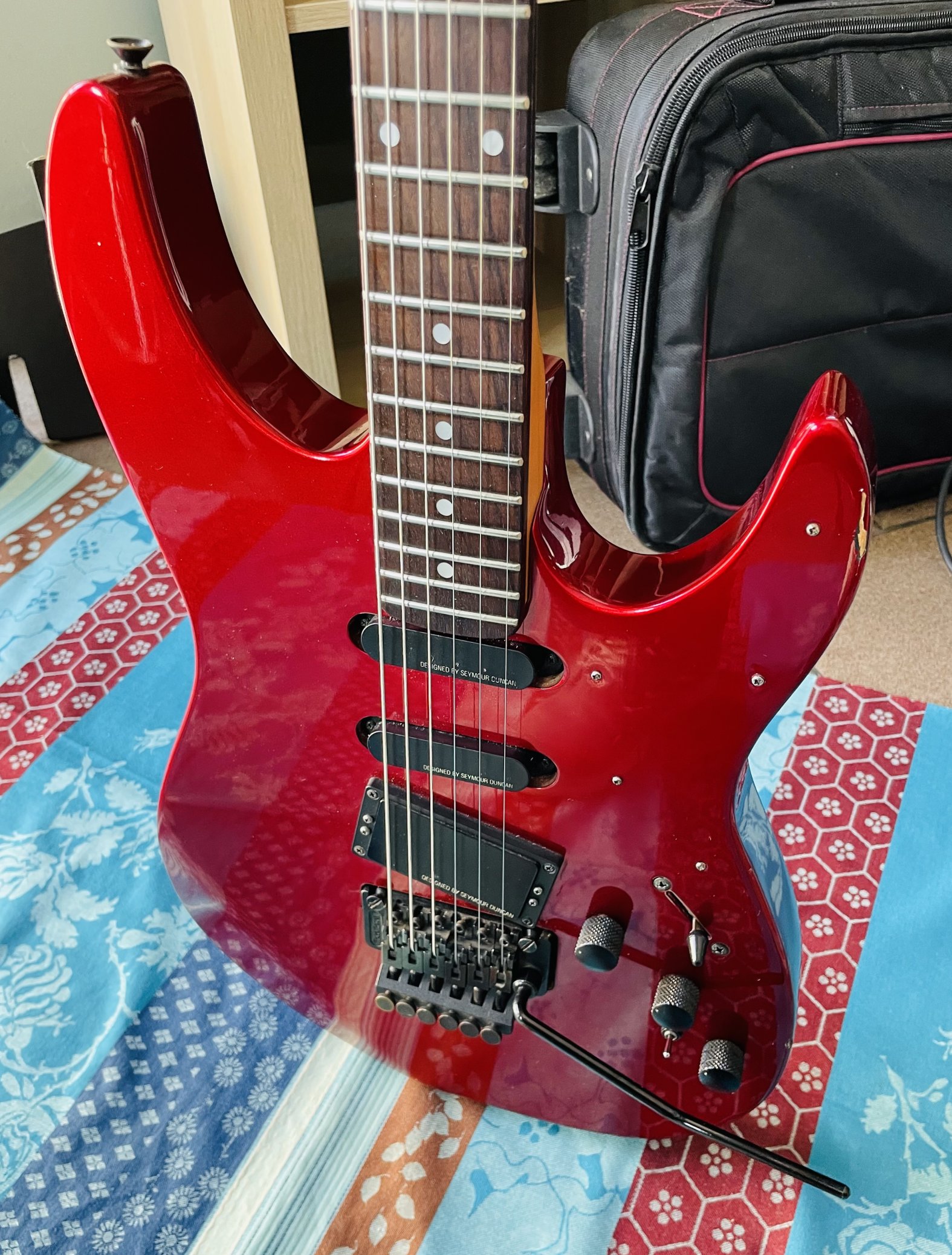 Guitare électrique Kramer 610 n°SF4049 (1988, Korea / Neptune USA), vibrato, étui, révision Luthier Thébé (01.08.26) – Image 11