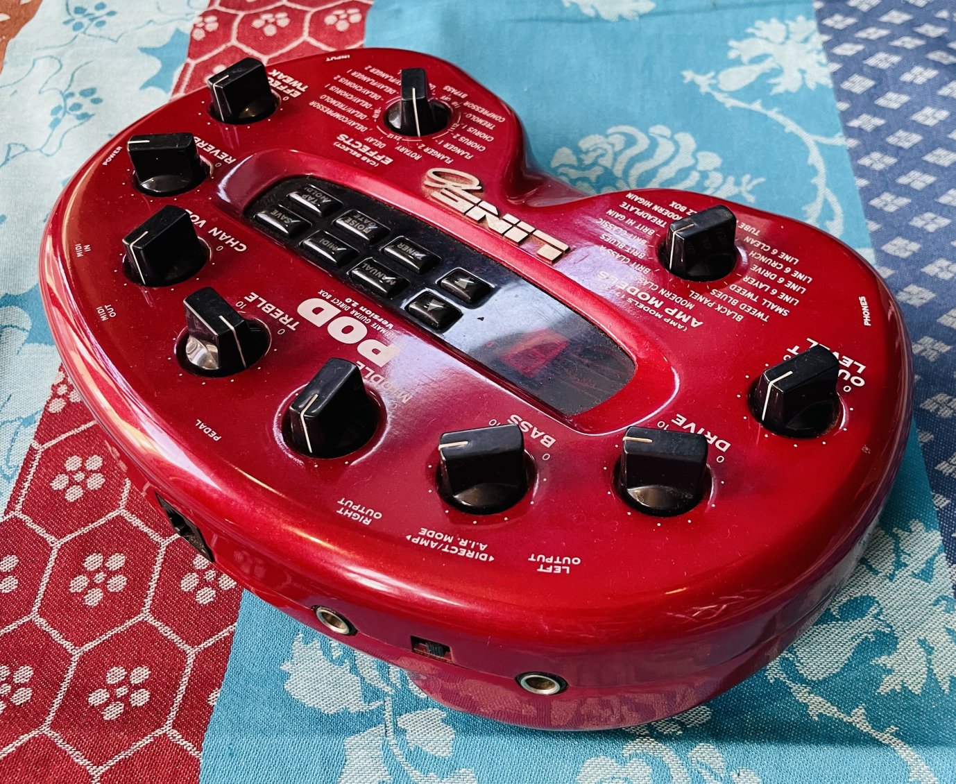 Multieffets guitare Line Pod V2.0 n°PD22P5428004745, alim d’origine – Image 2