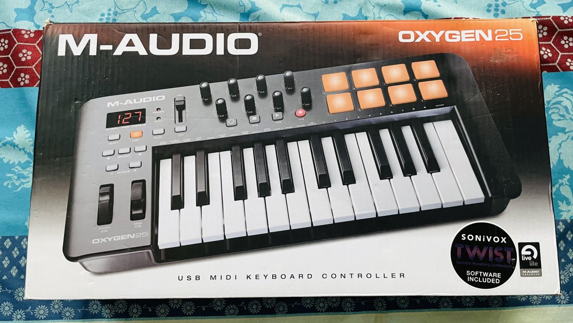 Clavier maitre M-Audio Oxygen 25 IV n°B51405159904106, usb, notice, boite d’origine – Image 6